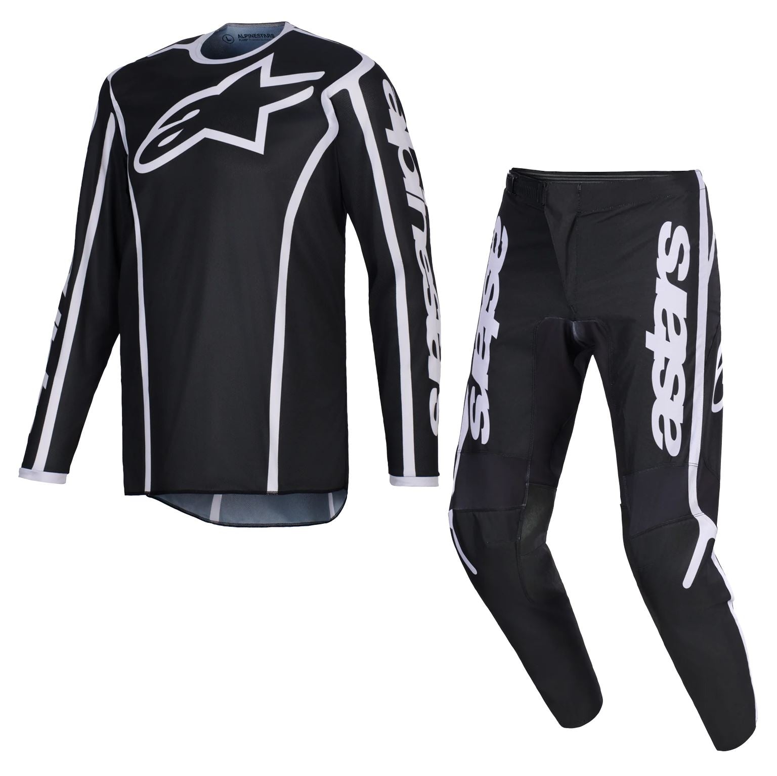 Alpinestars 2026 Fluid Apex Motocross Combo Kit Black Grey